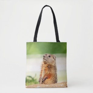 Young Groundhog Tote Bag