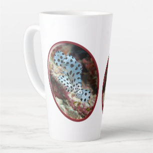 Young Grouper - Oval Photographic Design of Fish   Latte Mug