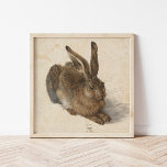 Young Hare | Albrecht Dürer Poster<br><div class="desc">Young Hare (1502) by German artist Albrecht Dürer. Original artwork is a nature study watercolor painting of a brown rabbit.
Use the design tools to add custom text or personalize the image.</div>