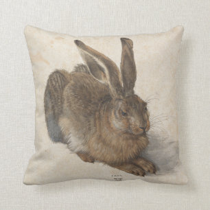 Young Hare Albrecht Durer Throw Pillow