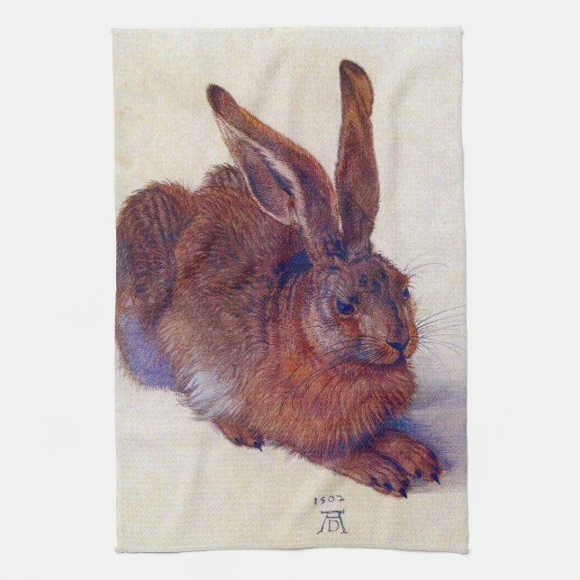 Young Hare by Albrecht Durer, Renaissance Fine Art Kitchen Towel (Vertical)