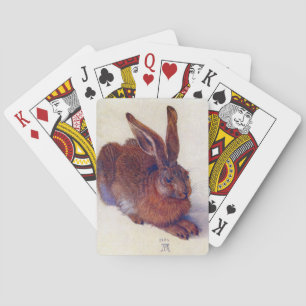 Young Hare by Albrecht Durer, Renaissance Fine Art Playing Cards