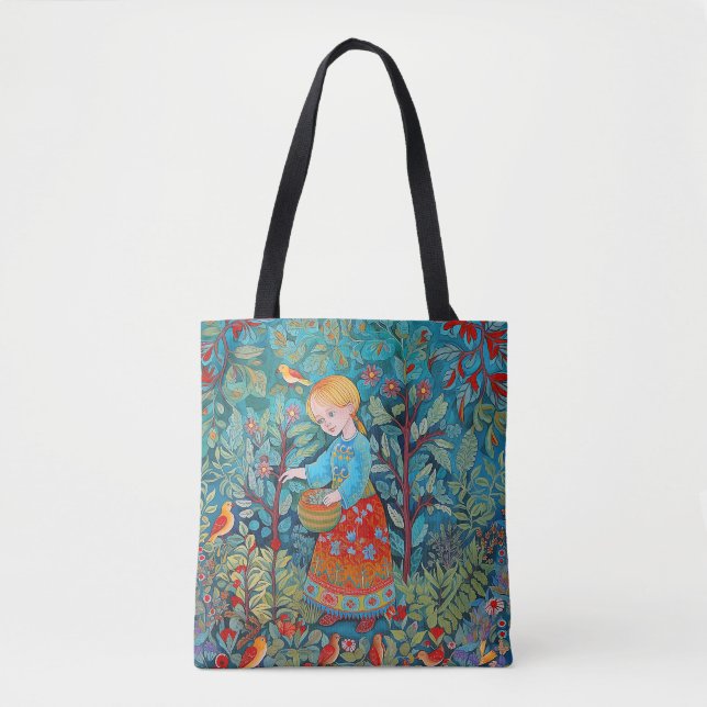 Young Healer Girl Tote Bag (Front)