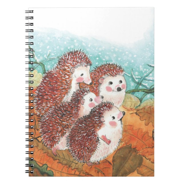 Young Hedgehogs  Notebook (Front)