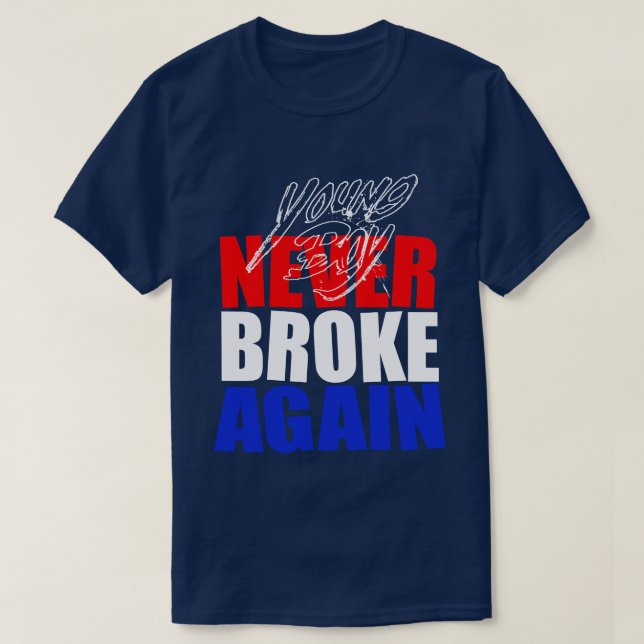 Young Homie Never Broke Again T-Shirt (Design Front)