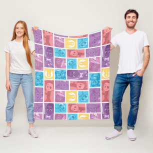 Young Jedi Adventures Color Block Pattern Fleece Blanket