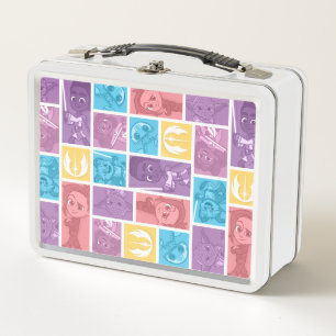 Young Jedi Adventures Color Block Pattern Metal Lunch Box