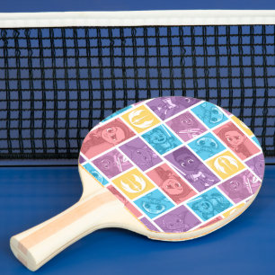 Young Jedi Adventures Colour Block Pattern Ping Pong Paddle