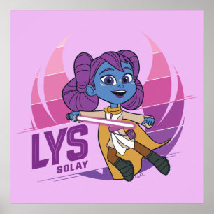 Young Jedi Adventures Lys Solay Poster