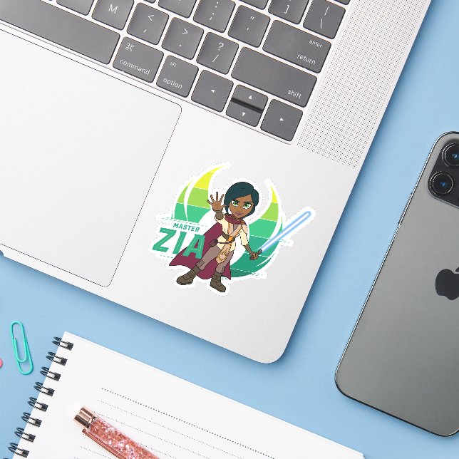 Young Jedi Adventures Master Zia (Laptop w/ iPhone)