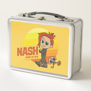 Young Jedi Adventures Nash & RJ-83 Metal Lunch Box
