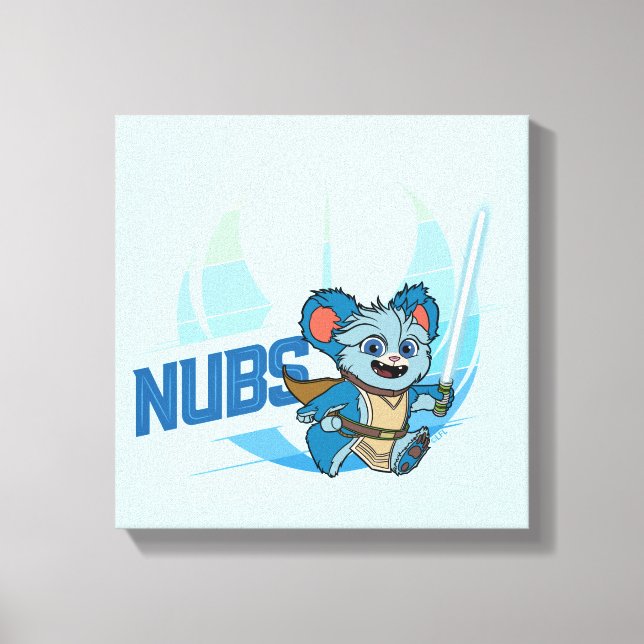 Young Jedi Adventures Nubs Canvas Print (Front)