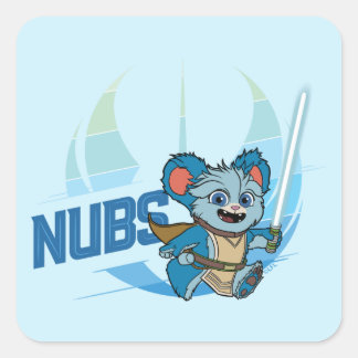 Young Jedi Adventures Nubs Square Sticker