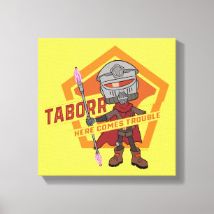 Young Jedi Adventures Taborr Canvas Print