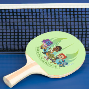 Young Jedi Adventures - The Force Is With Us Ping Pong Paddle