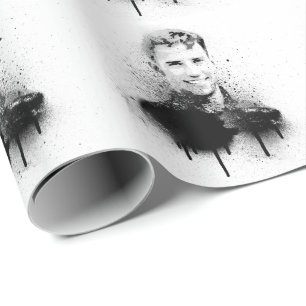 Young Joe Biden Graffiti Art Wrapping Paper