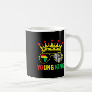 Young Juneteenth 1865 King Freedom African June 19 Coffee Mug