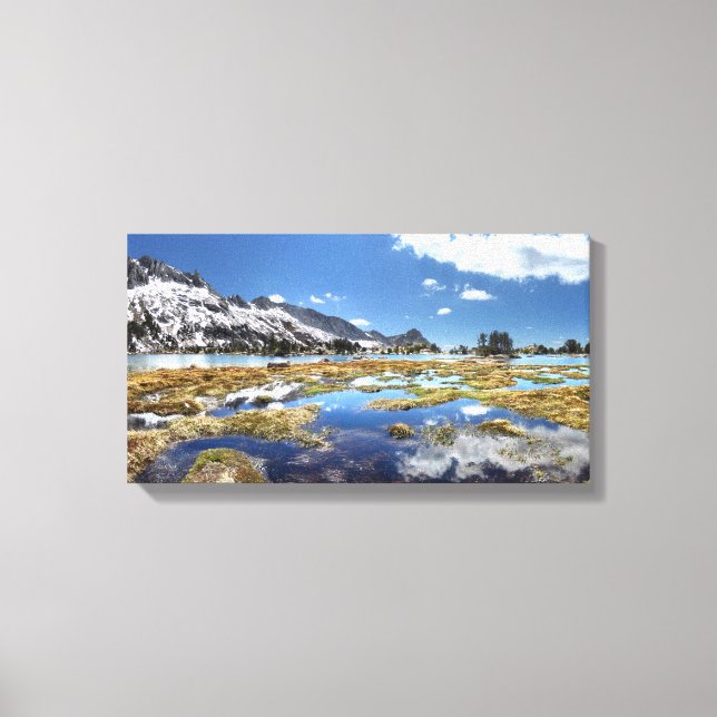 Young lakes - Yosemite - Sierra Nevada Mountains Canvas Print (Front)