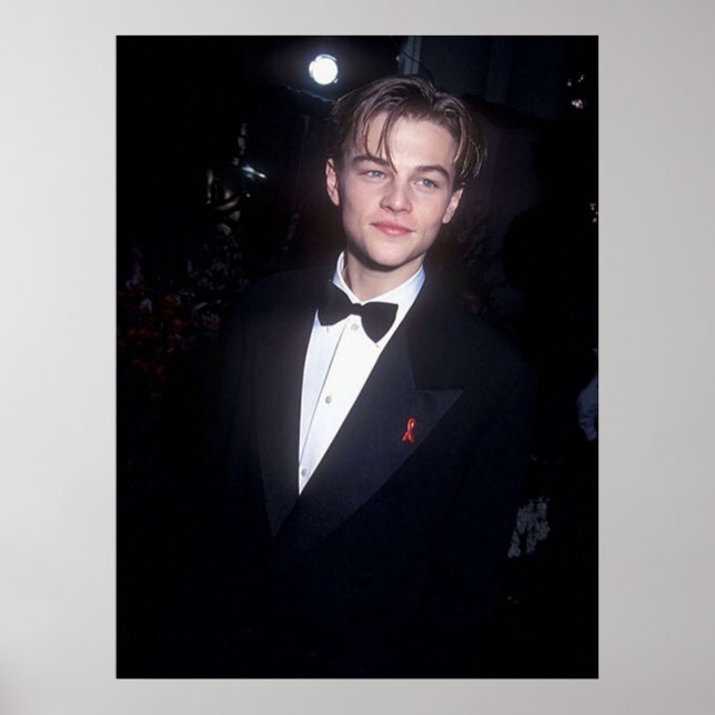 Young Leonardo Di Caprio Poster (Front)