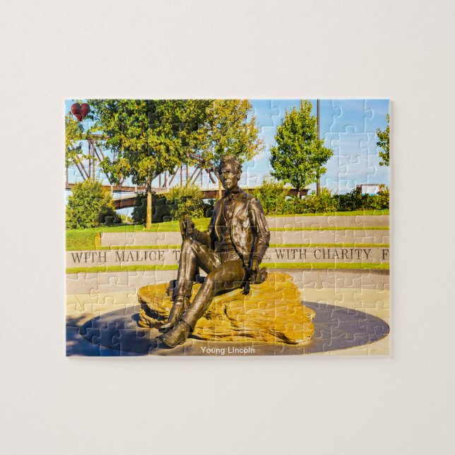 Young Lincoln Monument Jigsaw Puzzle (Horizontal)