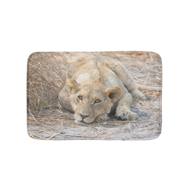 Young lion bath mat (Front)