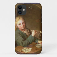Young Man Blowing Bubbles from a Clay Pipe, 1766