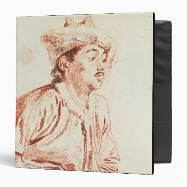 Young Man in Oriental Costume (drawing) Binder (Front/Inside)