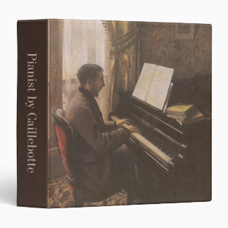 Young Man Playing the Piano by Gustave Caillebotte Binder