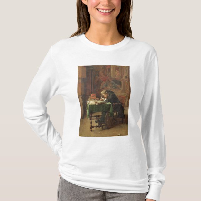 Young Man Writing, 1852 T-Shirt (Front)