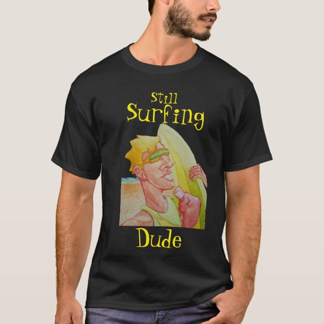 Young man's surfing t-shirt (Front)