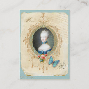 Young Marie Antoinette Business Cards