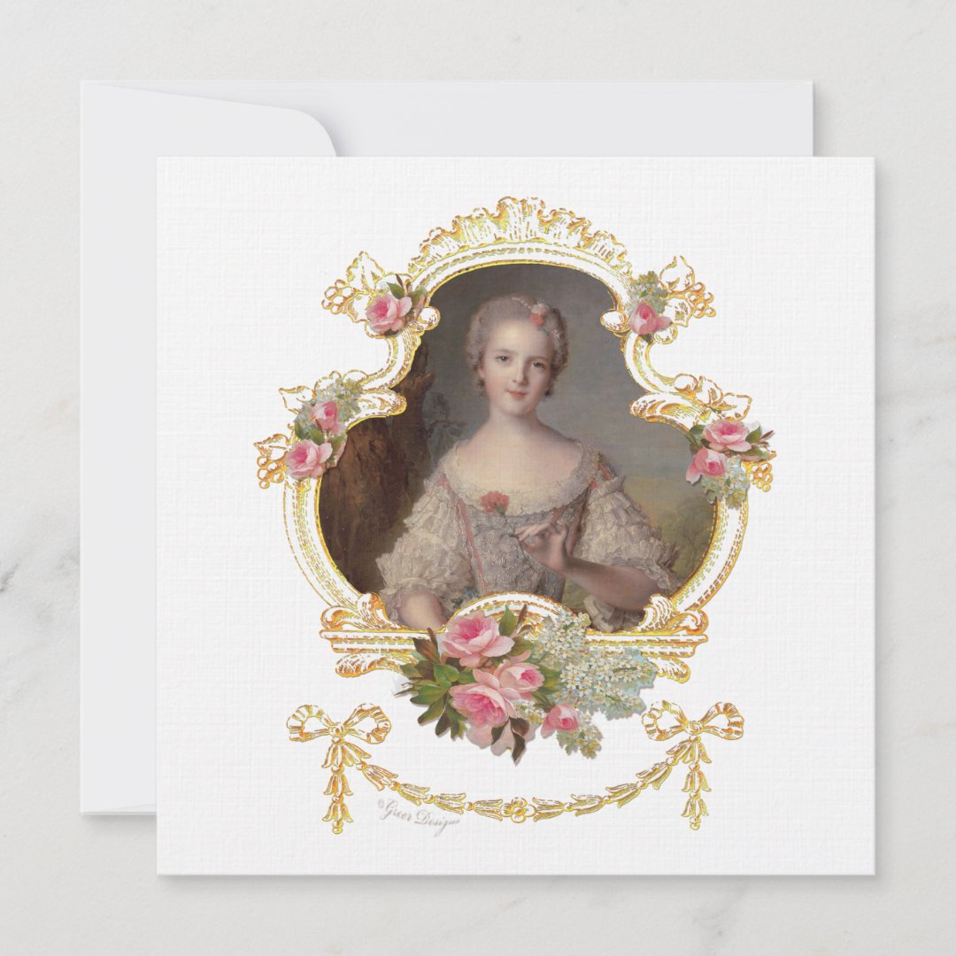 Young Marie Antoinette Invitation Cards | Zazzle