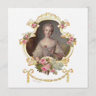 Young Marie Antoinette Invitation Cards