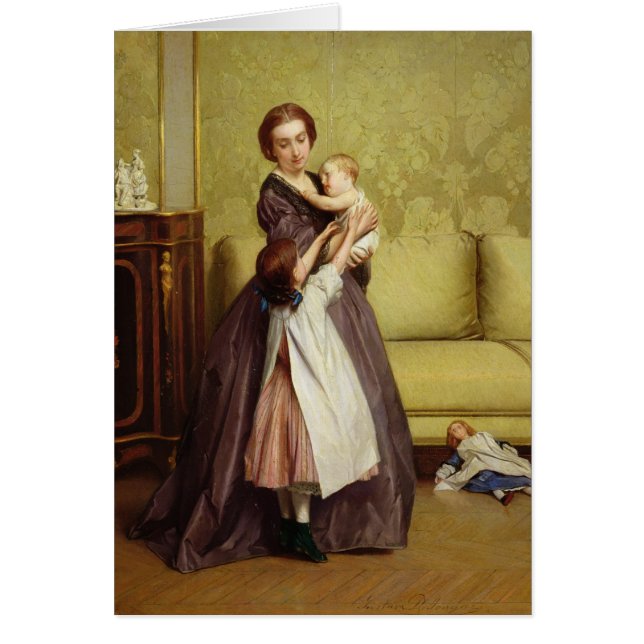 Young Mother with her Children in a Salon (Front)