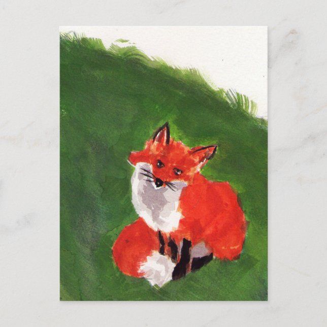 Young Mr. Fox Postcard (Front)