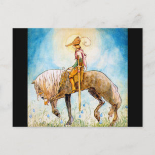 Young Prince on a Horse Postcard