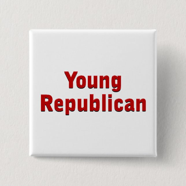 Young Republican 2 Inch Square Button (Front)