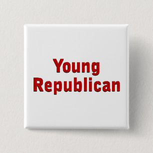 Young Republican 2 Inch Square Button