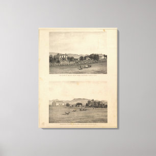 Young residences canvas print