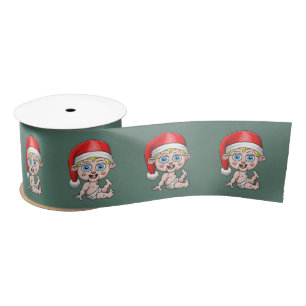 Young Santa Claus Satin Ribbon