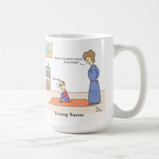 Young Sartre Coffee Mug