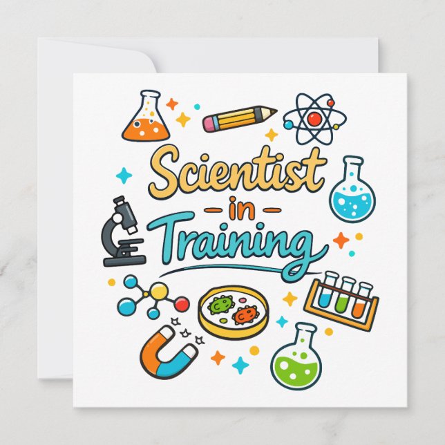 Young Scientist in Training Invitation (Front)