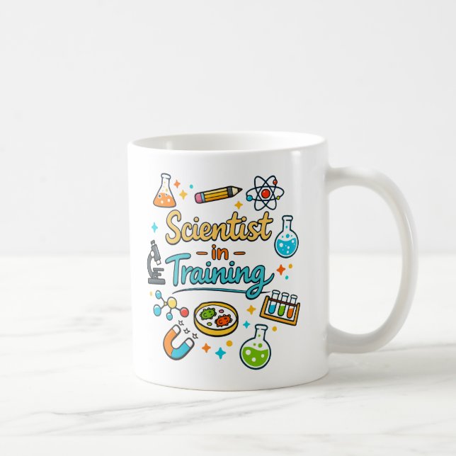 Young Scientist in Training Invitation Coffee Mug (Right)
