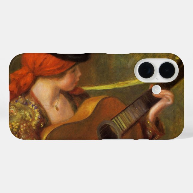 Young Spanish Woman with a Guitar by Pierre Renoir Case-Mate iPhone Case (Back (Horizontal))