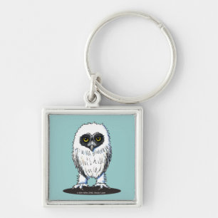 Young Spectacled Owl Keychain