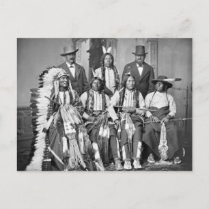 Young Spotted Tail, 1875 Postcard