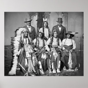 Young Spotted Tail, 1875 Poster