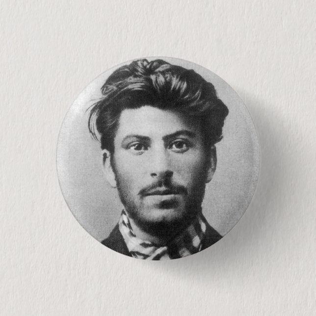 Young Stalin 1 Inch Round Button (Front)