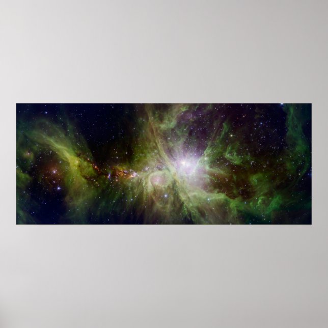 Young stars in the Orion Nebula Poster (Front)
