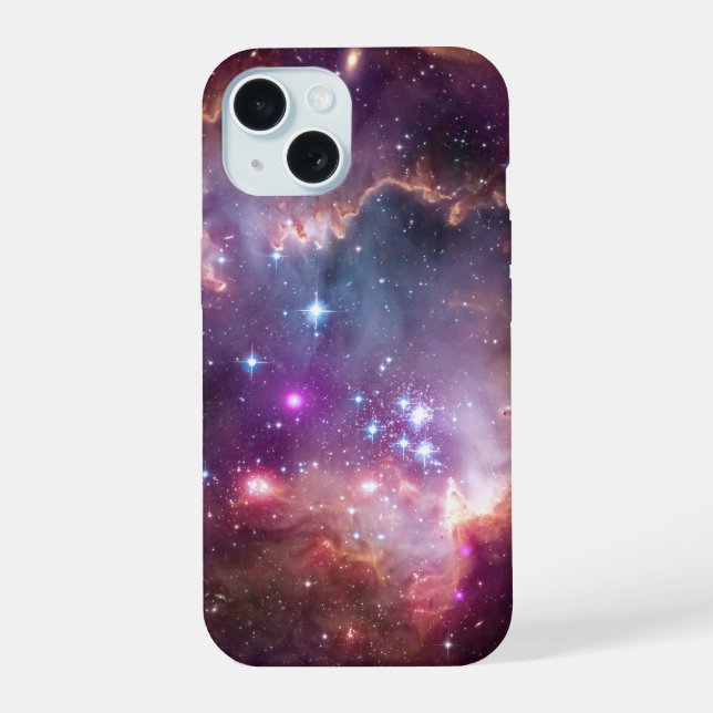 Young Stars In The Small Magellanic Cloud. iPhone 15 Case (Back)